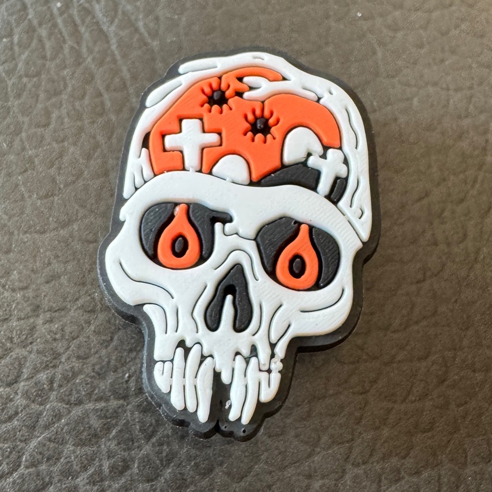 Halloween Skull CROCS Jibbitz Shoe Charm 5/$20